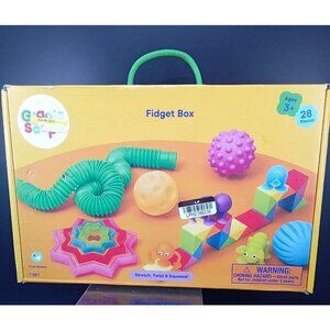 Giggle Scape Fidget Box 28-Piece Set For Ages 3+ Stretch Twist & Squeeze